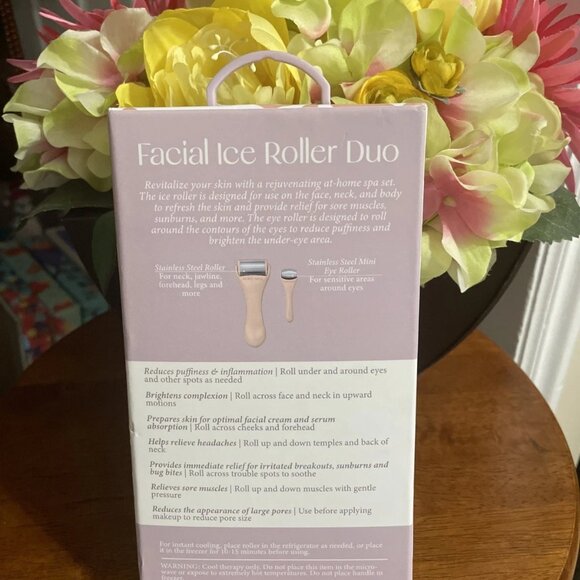 Nord + Bare Facial Ice Roller Duo - 2 Piece Set - NIP - Picture 2 of 2